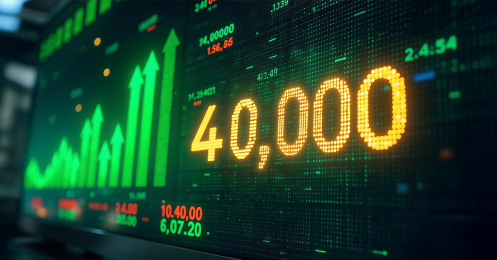 Daily Technical Breakdown Dow Jones jumps 3,000 points and breaks beyond 40,000 level